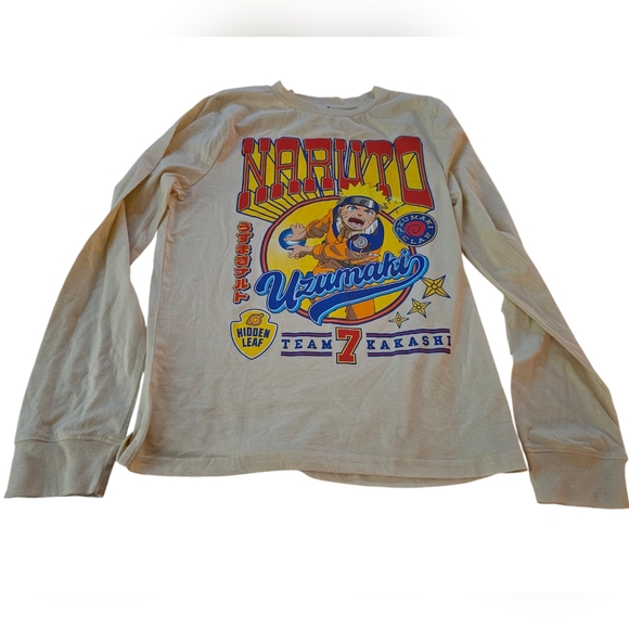 NWT Boys Size Large Naruto Anime‎ Long Sleeve T Shirt - Picture 1 of 5